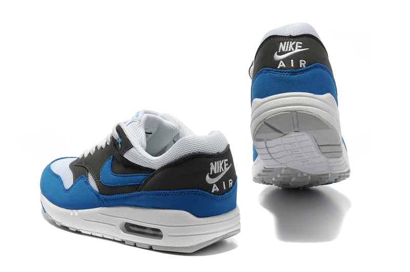 New Men\'S Nike Air Max Black/White/Blue